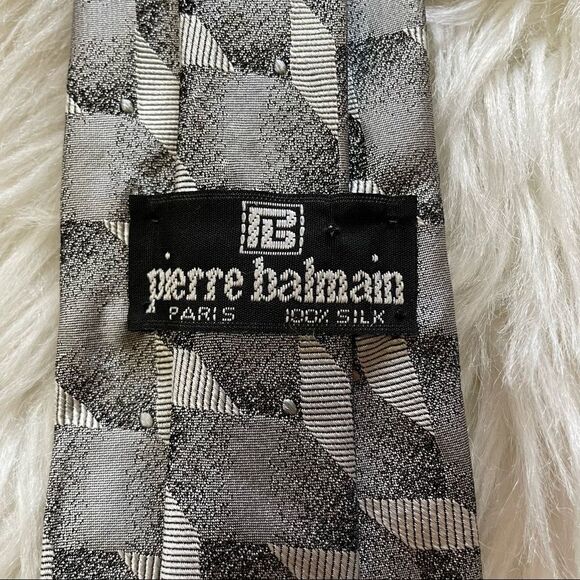 Pierre Balmain Vintage Men’s Silk Neck Tie - Picture 1 of 4